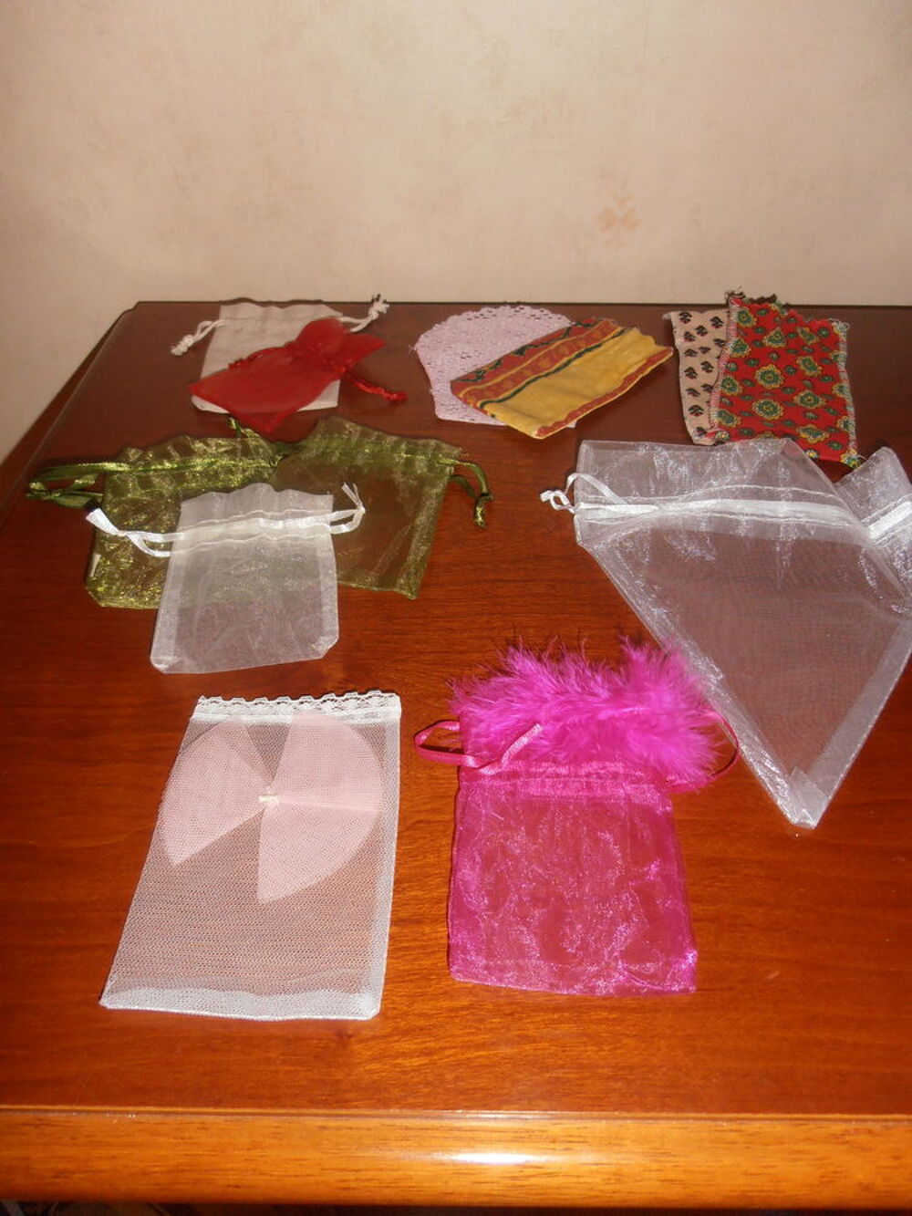 14 pochettes organdi Bricolage