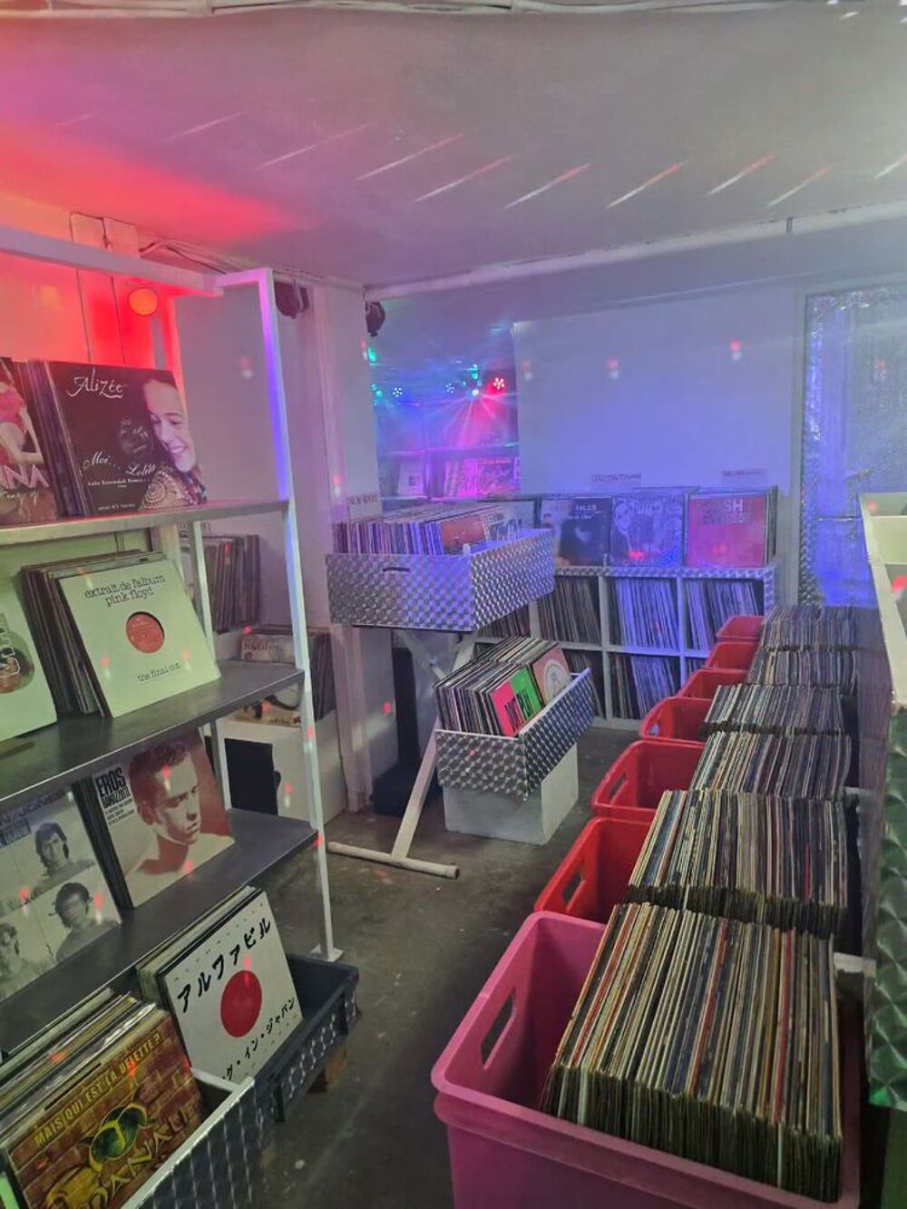 collection de disque vinyle en tout genre et format CD et vinyles