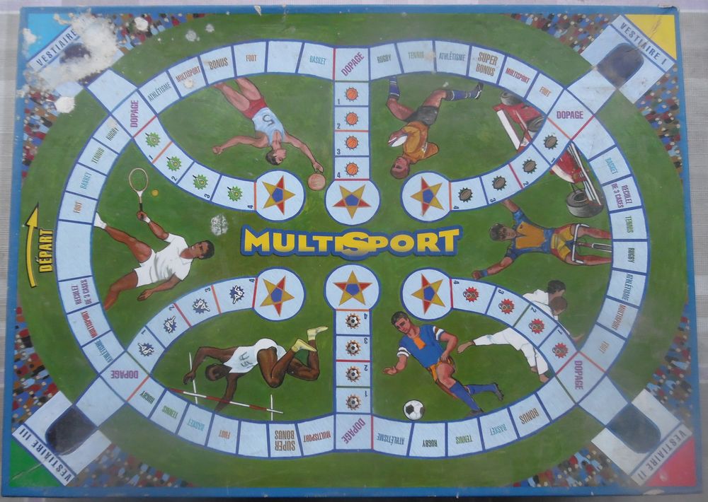 Jeu de soci&eacute;t&eacute; multisport pour 2 &agrave; 4 joueurs fabriqu&eacute; France Jeux / jouets