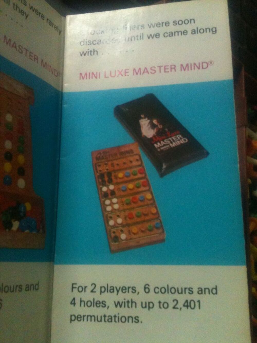 Mini MASTERMIND ou MASTER MIND Jeux / jouets