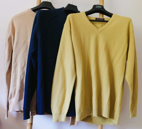 Lot de 2 pulls l�gers + 1 gilet pour soir�es fra�ches estiva 20 Annecy (74)