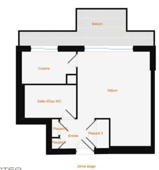  Appartement � vendre 1 pi�ce 29 m�