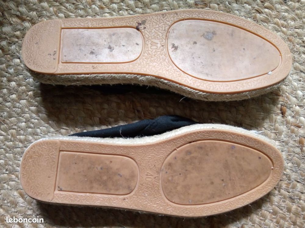 espadrille noire - taille 40 Chaussures