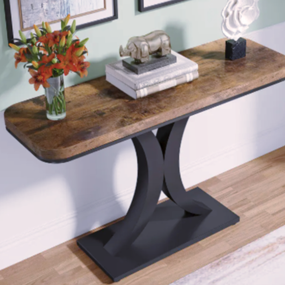 Console design bois et m&eacute;tal ? &Eacute;l&eacute;gance contemporaine Meubles