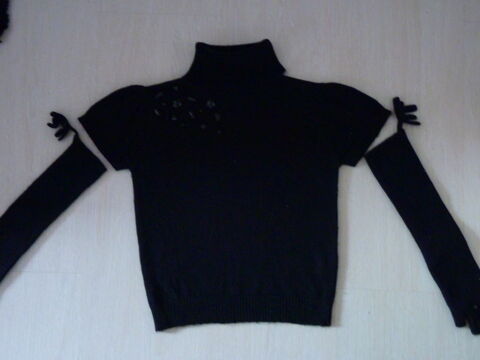 pull lili gaufrette noir angora fille 6 ans TBE 10 Brienne-le-Chteau (10)