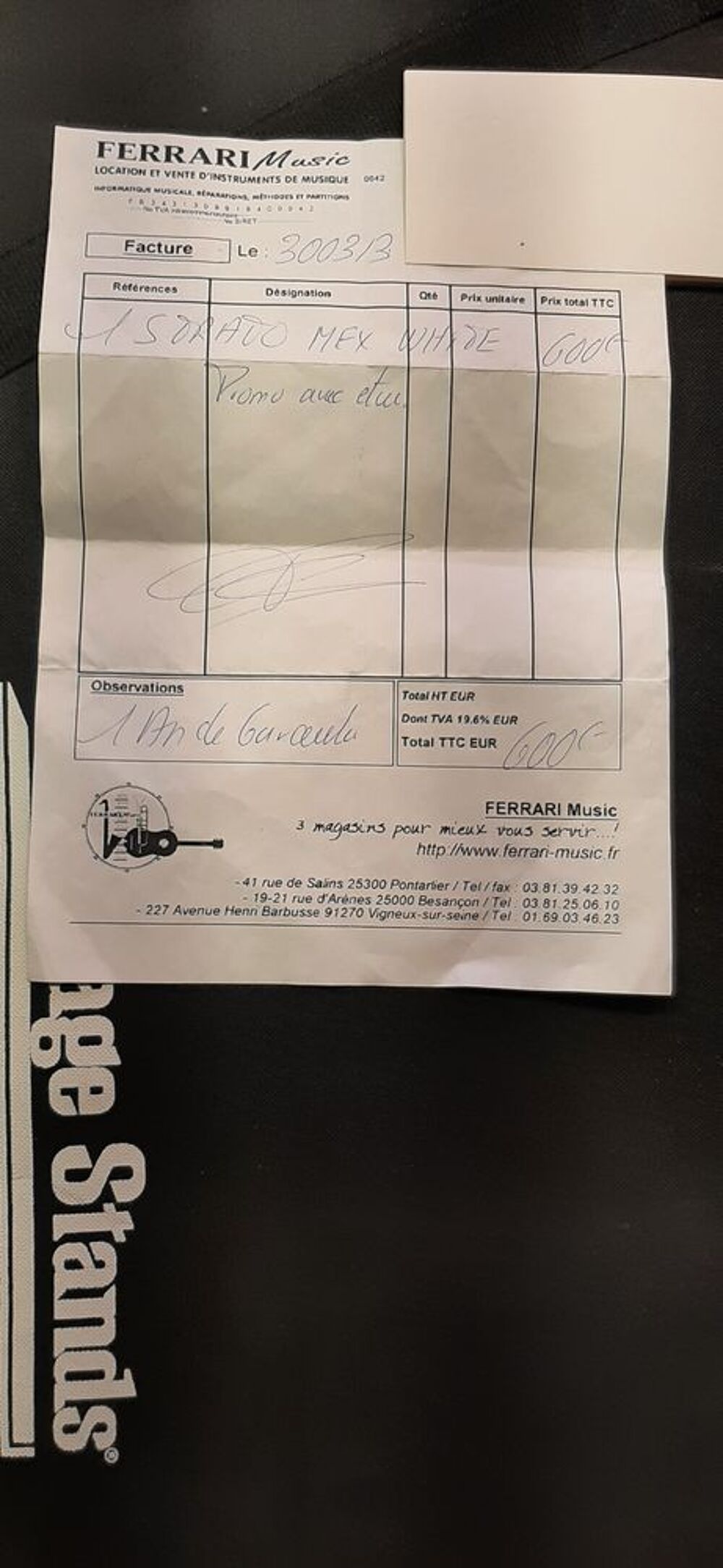 Guitare fender strat Mexique Instruments de musique