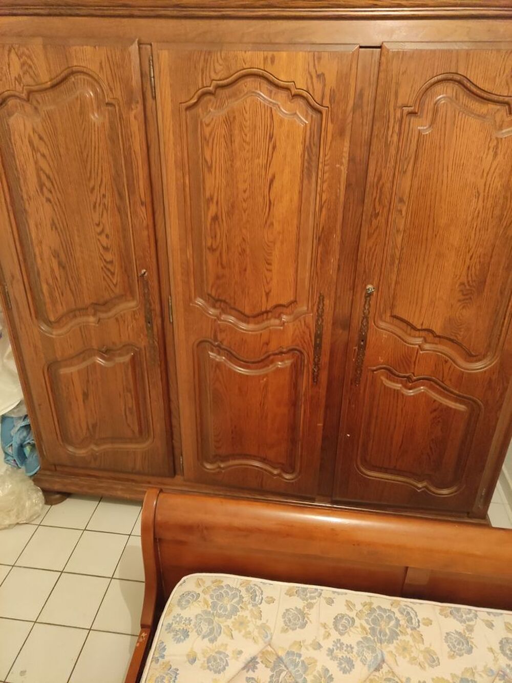 armoire 2 chevets lit Meubles