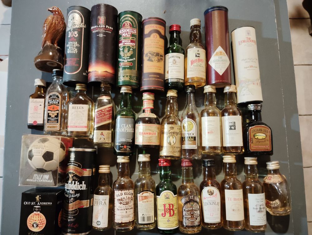 Lot Mignonnettes whisky 