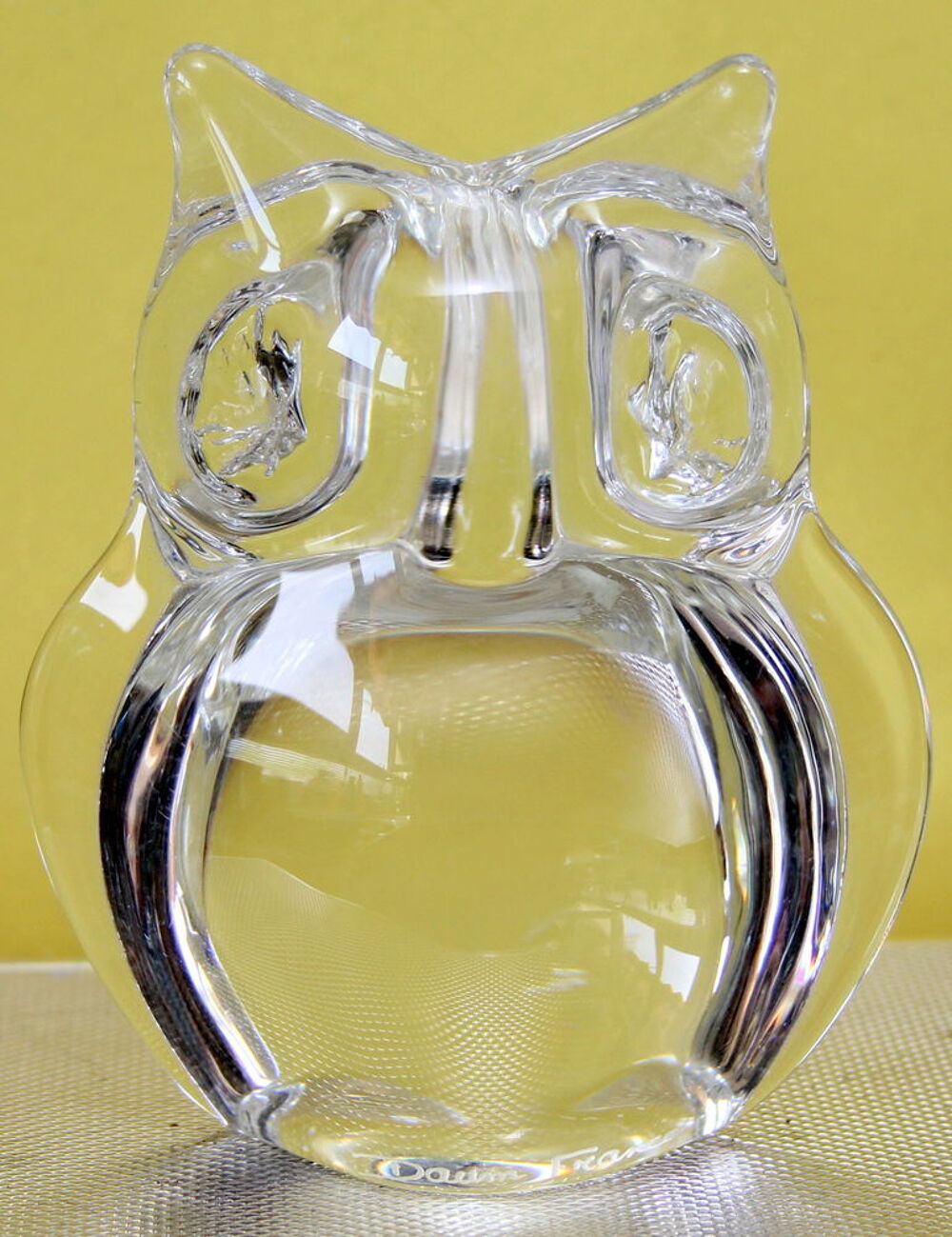 Petite Chouette cristal DAUM France Décoration