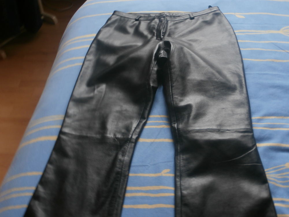 pantalon cuir femme Vtements