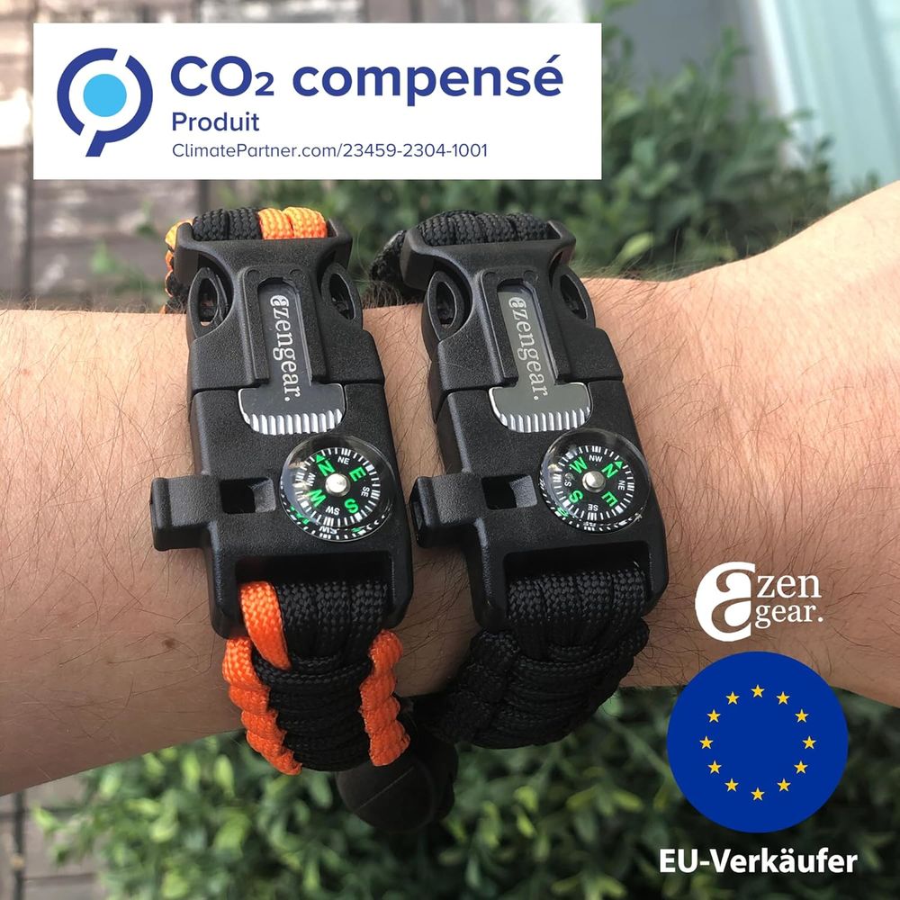 Bracelets de Survie en paracorde (Lot de 2) Bijoux et montres