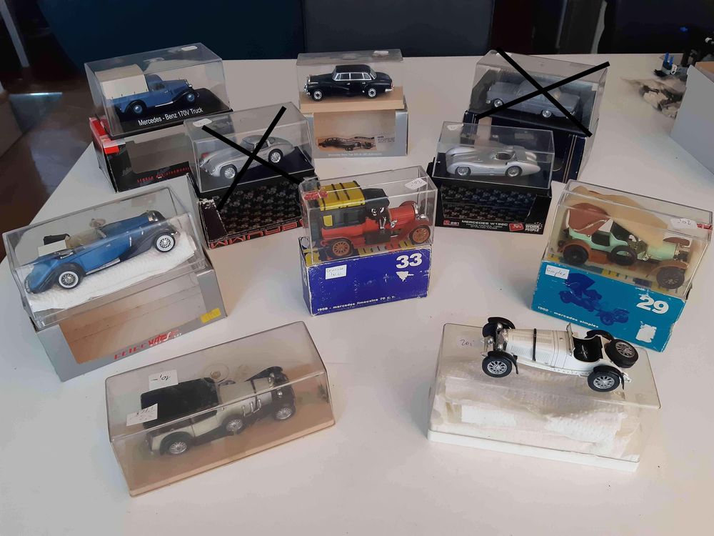 Mercedes miniatures 1/43eme 