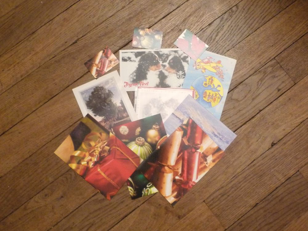 9 Cartes Postales de Voeux- Neuf D�coration
