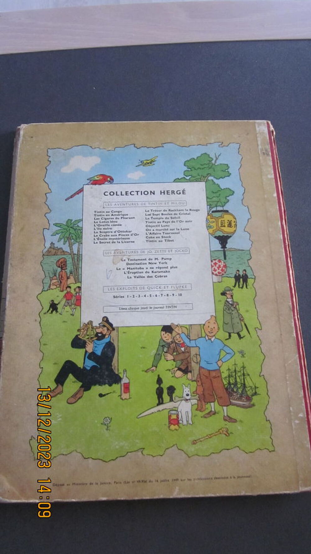B D TINTIN L'ETOILE MISTERIEUSE DE 1960 D R Livres et BD