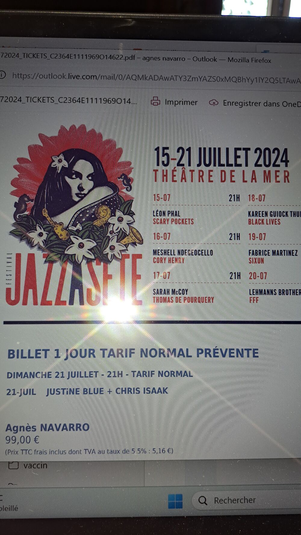 Concert Chris izaak dimanche 21. 7 Billetterie