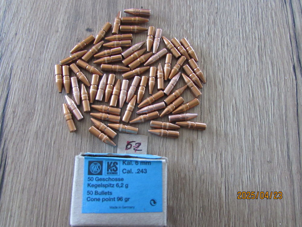 Balles RWS KS 96 grains. Sports