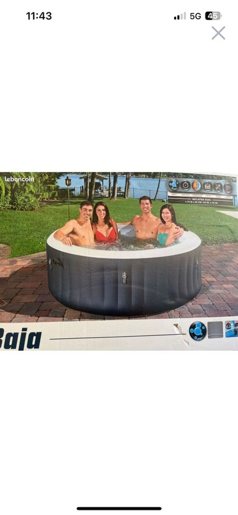 jaccuzi baja Jardin