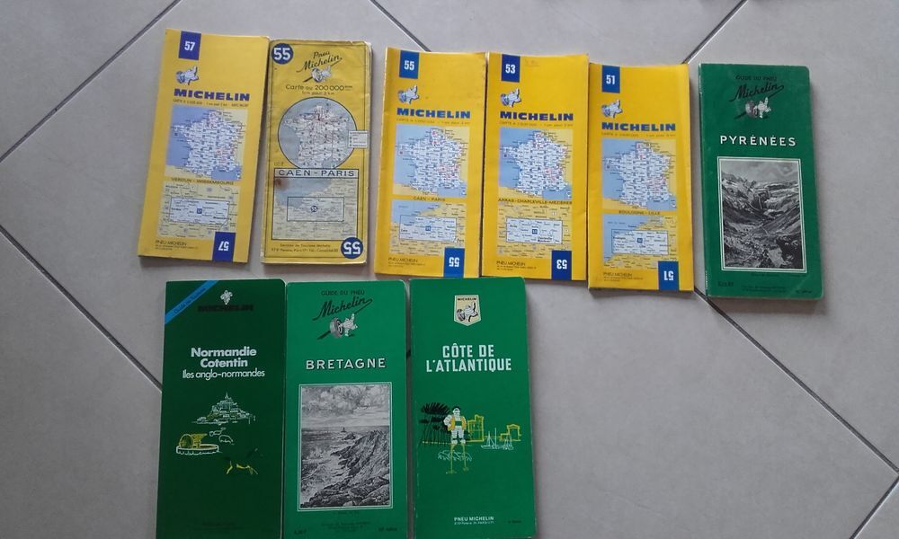 Anciennes cartes Michelin 