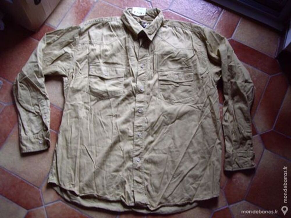 CHEMISES Homme M.LONGUES T43/44 ou T.XL ou T.5 Vêtements