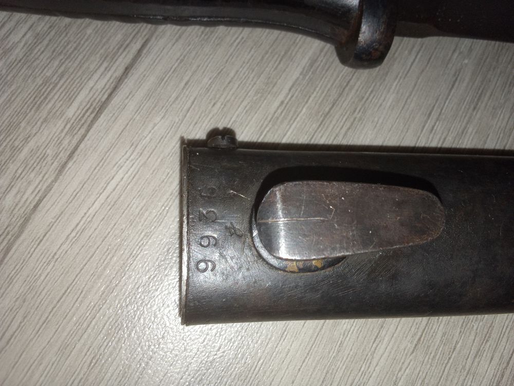 BAIONNETTE MAUSER 98K CASSEE 