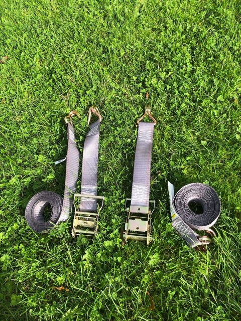 Lot de 2 sangles d?arrimage 12 La Fert�-Vidame (28)