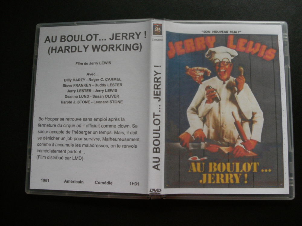 Rare film : " Au boulot Jerry " DVD et blu-ray