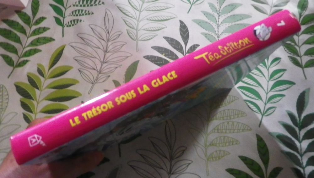 TEA STILTON n&deg;7 LE TRESOR SOUS LA GLACE Albin Michel Jeuness Livres et BD