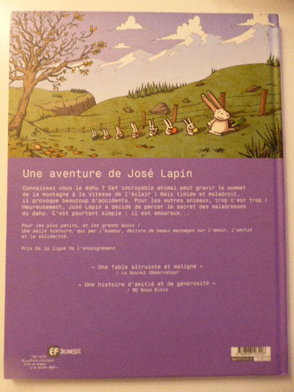 Une aventure de Jos&eacute; lapin N&deg; 2 La chasse au dahu Livres et BD