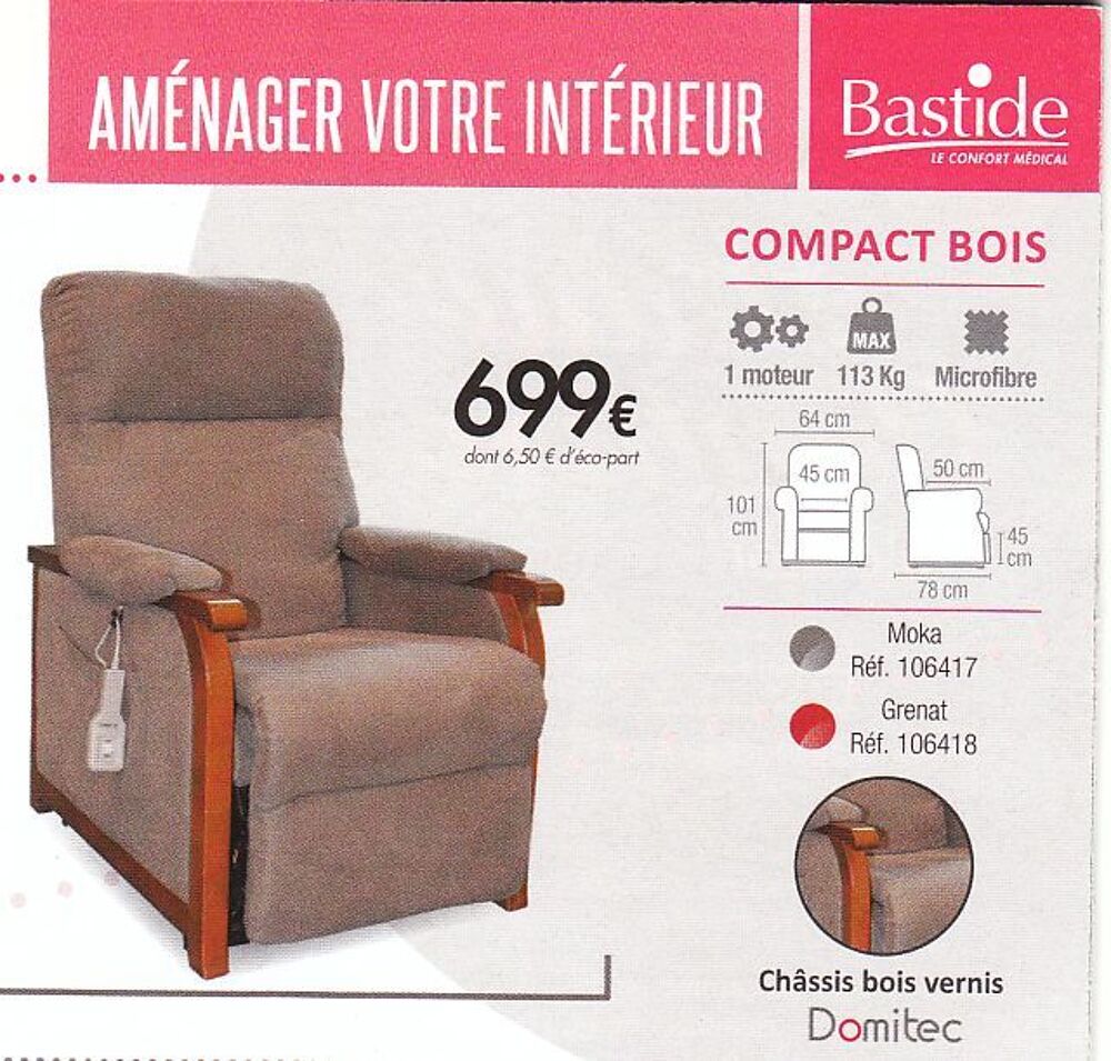 Fauteuil releveur DOMITEC Meubles