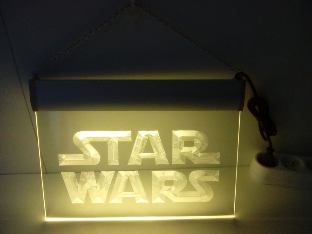 Enseigne lumineuse rare Star War Jeux / jouets