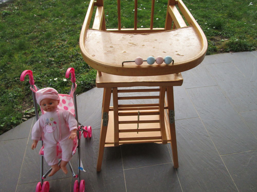 CHAISE HAUTE BEBE+POUSSETTE+BAIGNEUR Puériculture