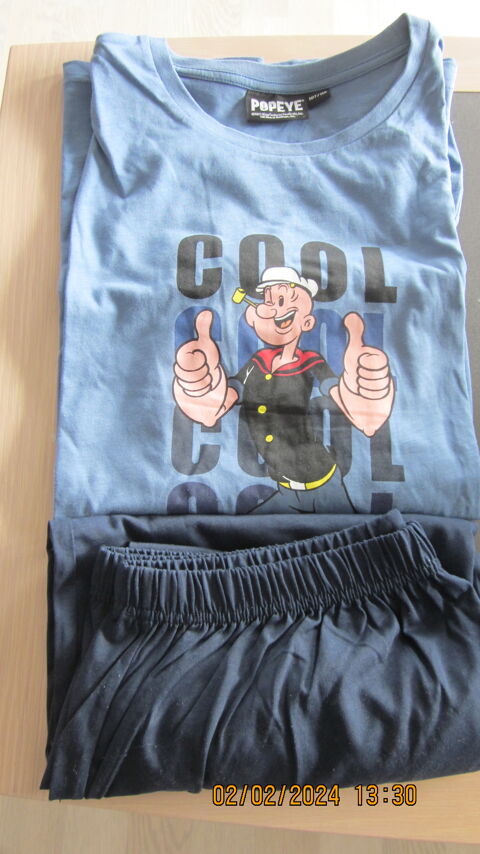 LOT DE 2  PYJAMAS HOMME LOONEY TUNES TAILLE XL  20 Coquelles (62)