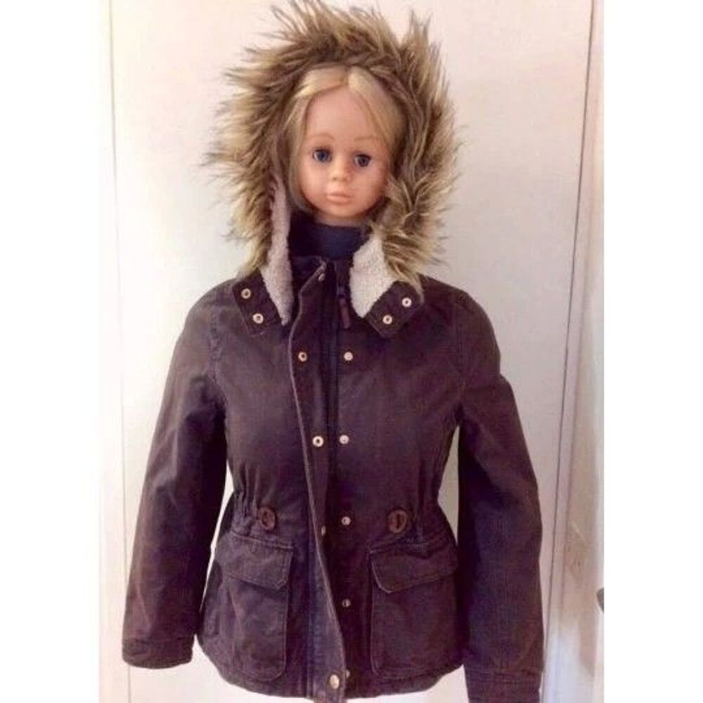 Parka imperm&eacute;able,avec capuche,int&eacute;rieur fourrure pour fille Vêtements enfants
