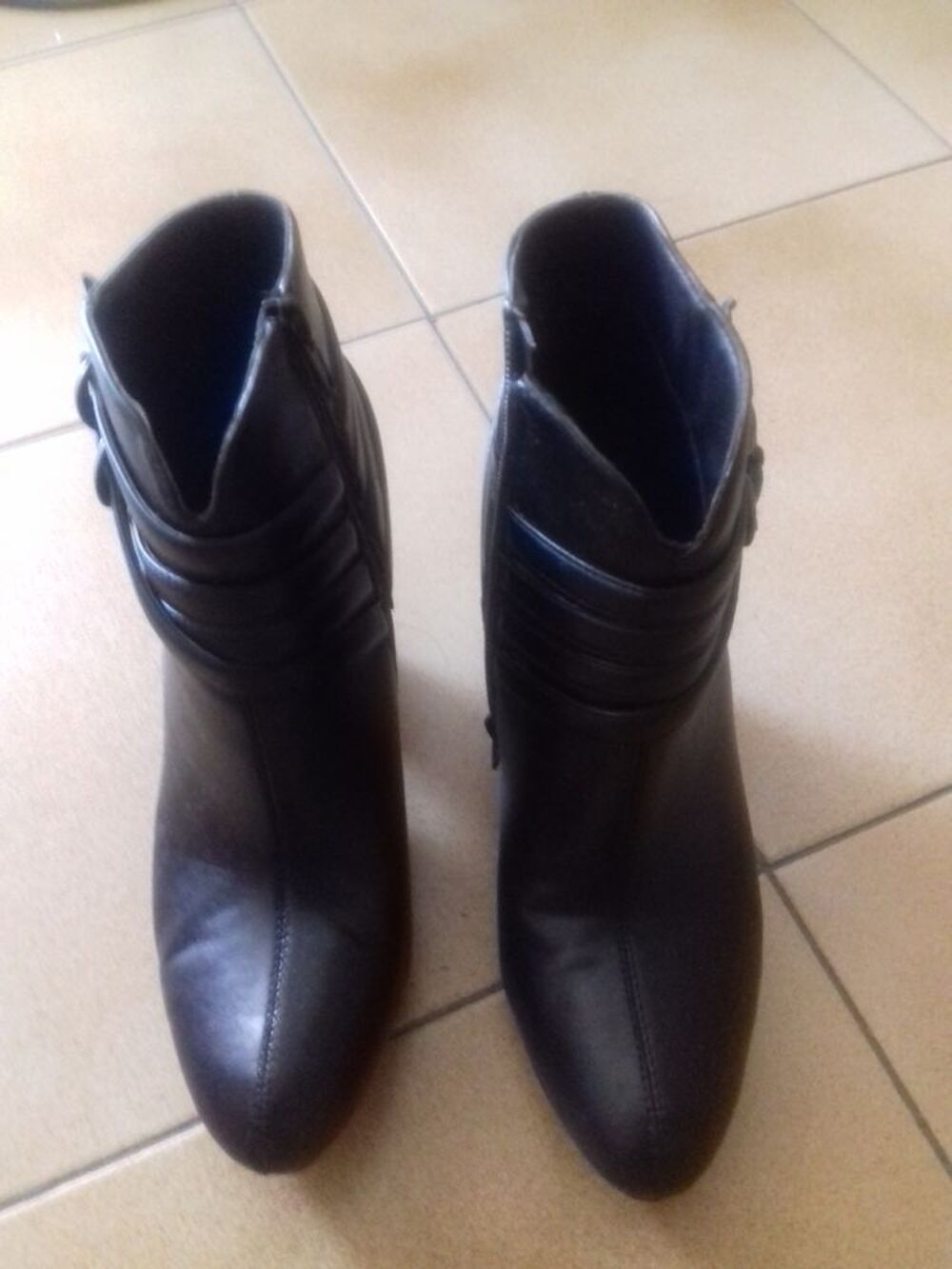bottines noires pointure 38 Chaussures