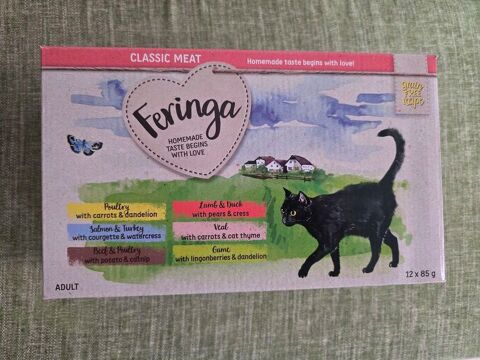 Lot de 34 sachets de nourriture compl&egrave;te pour chat 25 75018 Paris