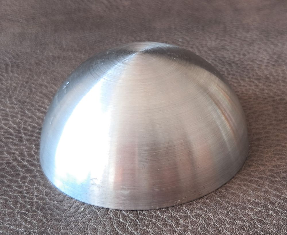 lot 4 demi sph&egrave;re calotte moule en inox cuisine p&acirc;tisserie Cuisine