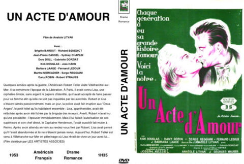   Un Acte d'Amour   - VOSTFR - RARE 20 Claye-Souilly (77)
