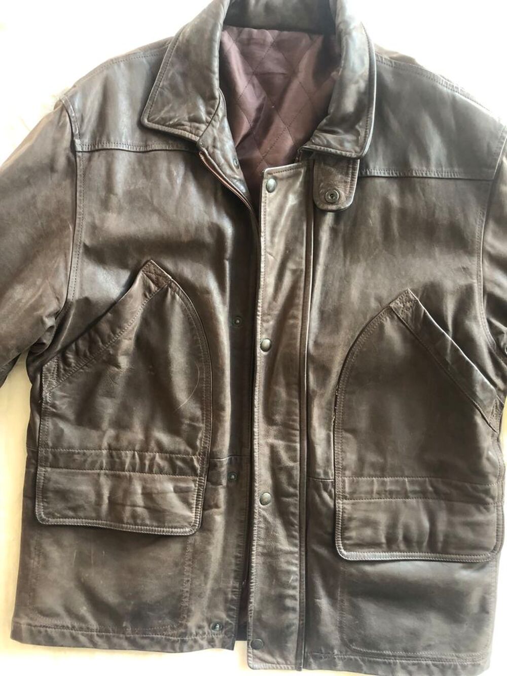 veste en cuir Vêtements