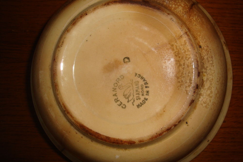 Ancien bols des ann&eacute;es 40 coq Décoration