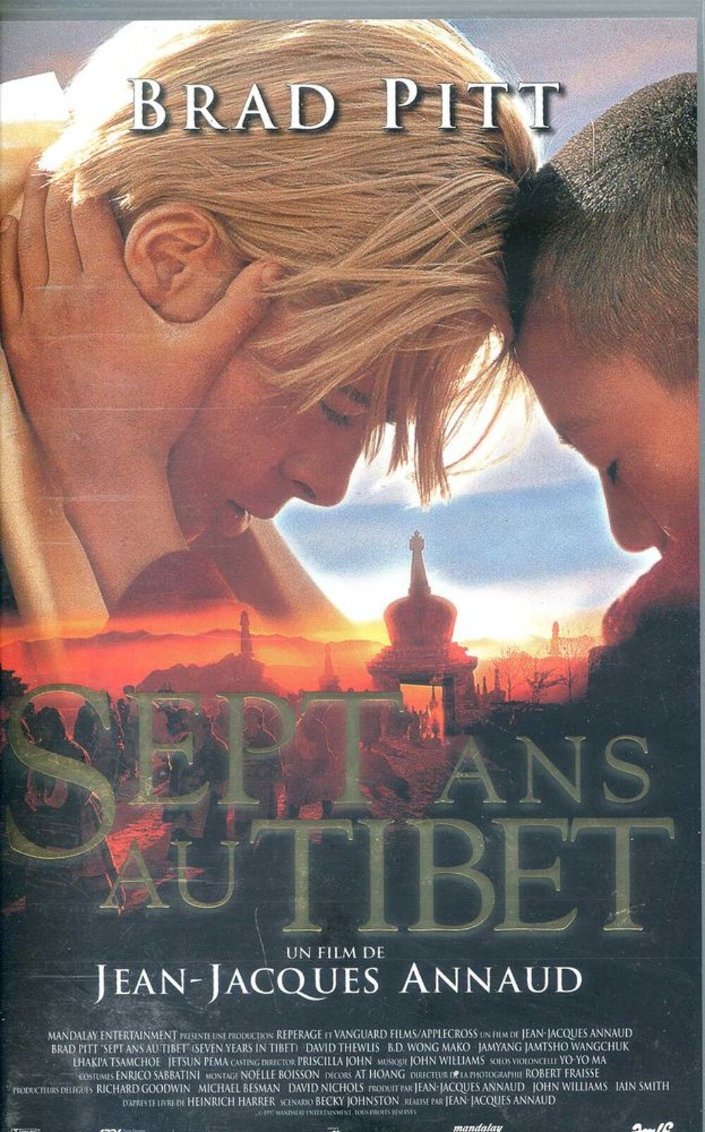 Sept ans au Tibet DVD et blu-ray