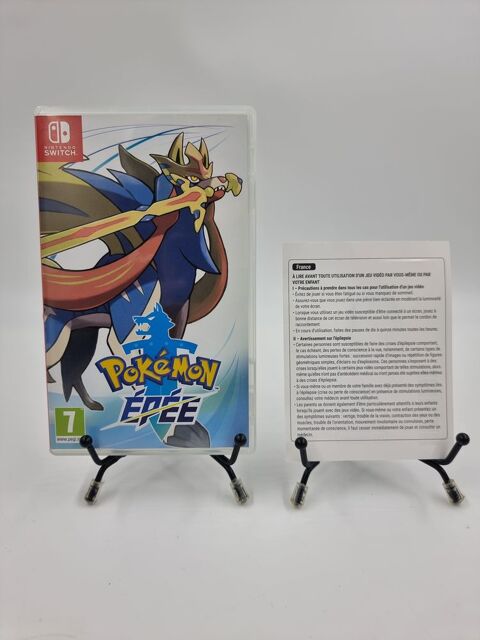 Jeu Nintendo Switch Pokémon Épée en boite, complet 29 Vulbens (74)