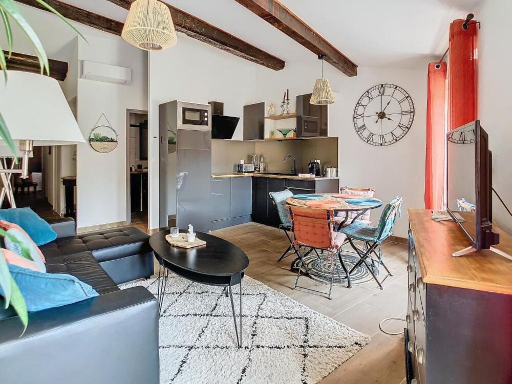 Location Appartement à Carcassonne T3 meublé de charme avec climatisation Carcassonne
