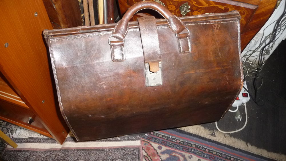 bagage cuir 1900 Dcoration