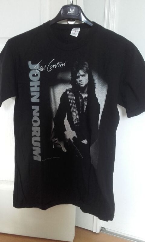 T-Shirt : John Norum - Total Control Tour 1988 - Taille : L 250 Angers (49)