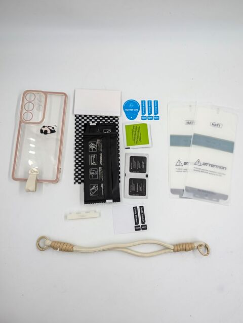 Lot coque Samsung S26 Ultra Panda + 2 Film de Protection mat Vulbens (74)
