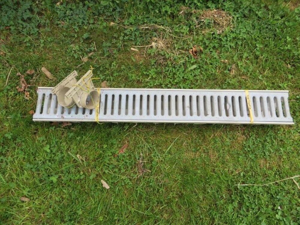 Goulotte &eacute;gout avec grille de 1 m. Bricolage