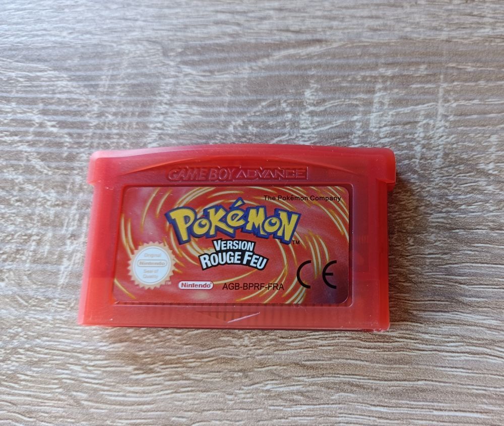 Pok&eacute;mon Rouge Feu GBA Consoles et jeux vidos