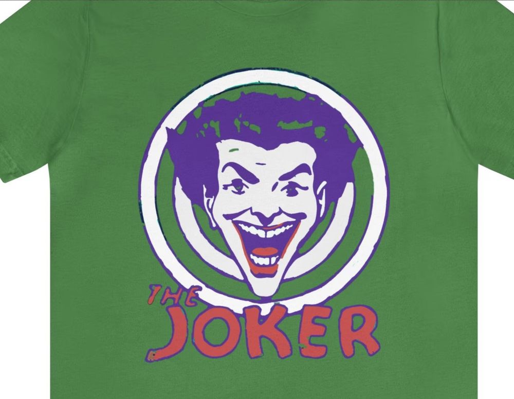 le Joker clown mal&eacute;fique vilain de batman T-shirt100% cotton Vtements