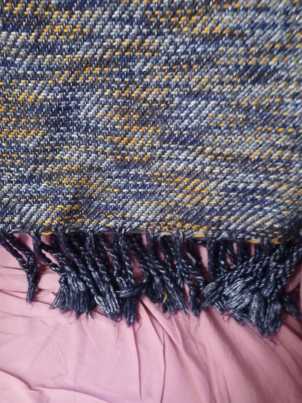 Echarpe multicolore franges Vêtements
