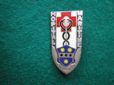 Insigne de Sant� - H�pital Maritime Cherbourg. 18 Caen (14)